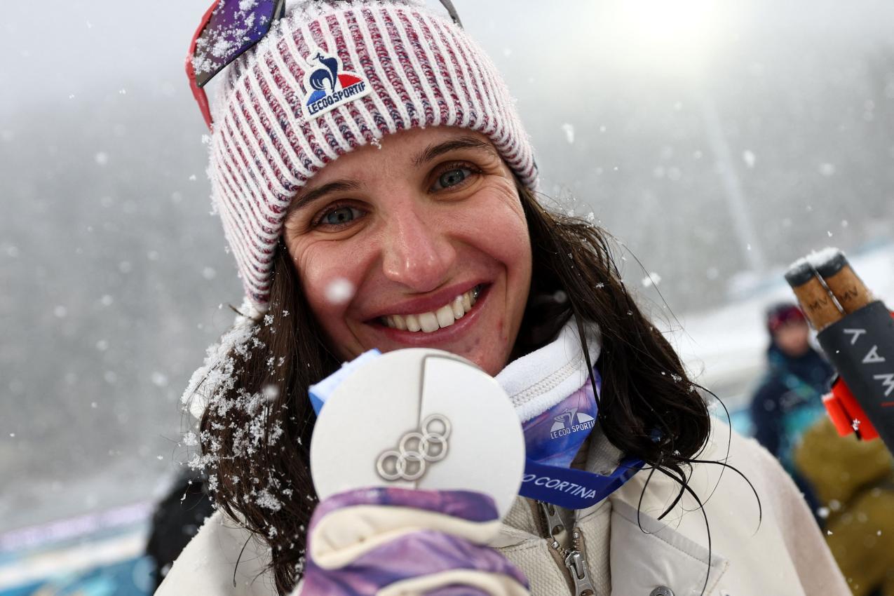 Julia Simon holte Silber. © APA/afp / FRANCK FIFE
