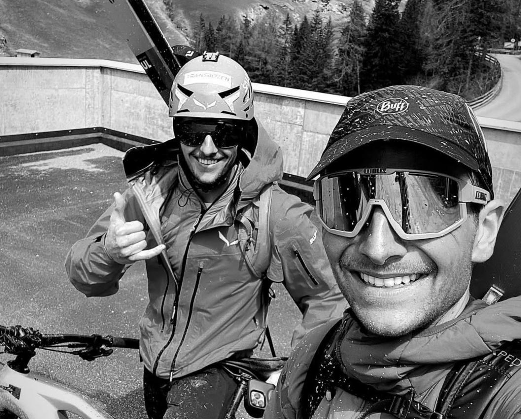 Kainzwaldner (links) mit seinem guten Freund Walter Pfeifer.