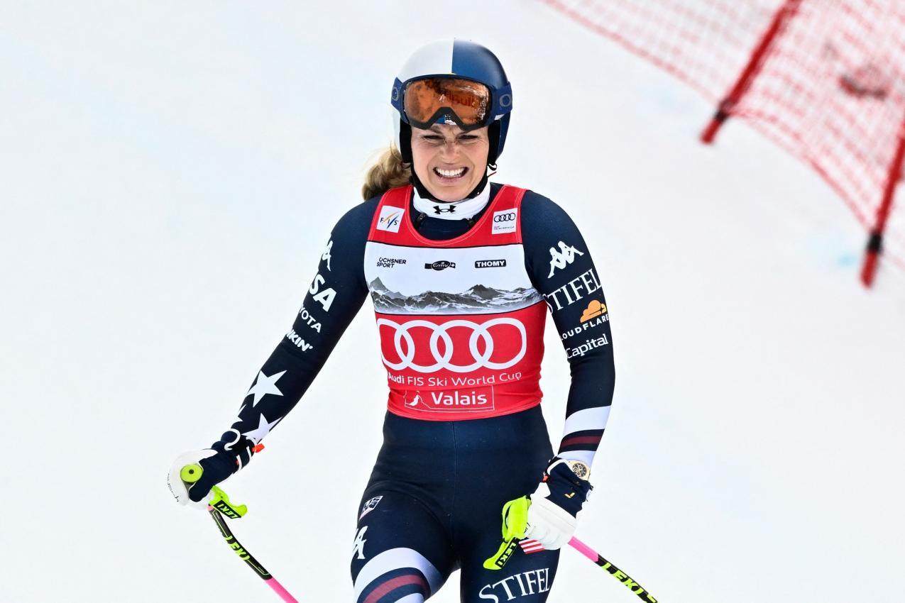 Lindsey Vonn ist in Crans-Montana gestürzt – wie fit ist sie für Olympia? © APA/afp / FABRICE COFFRINI