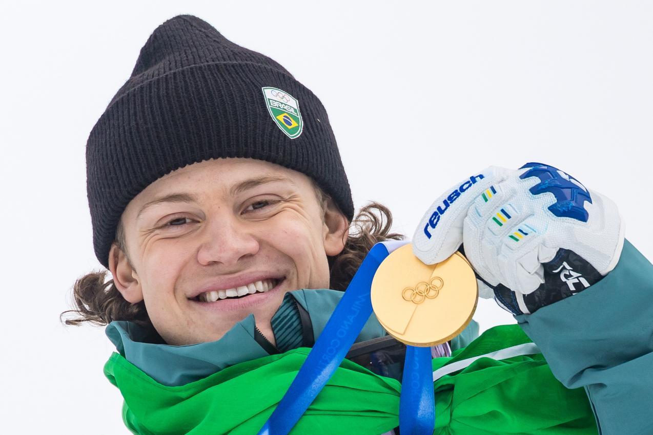 Lucas Braathen schrieb Geschichte. © APA / EXPA/ JOHANN GRODER