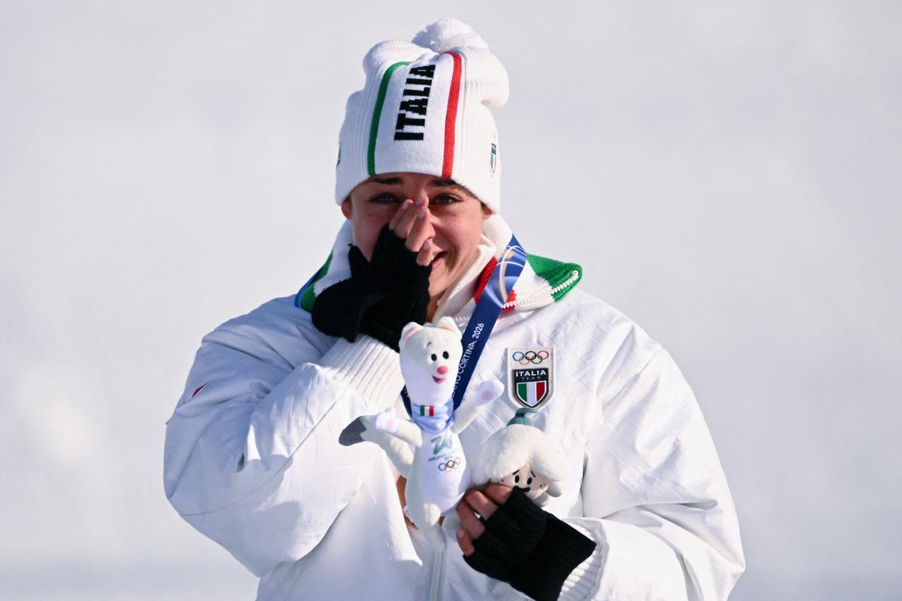 Lucia Dalmasso gewann das kleine Finale und somit Bronze. © APA/afp / KIRILL KUDRYAVTSEV