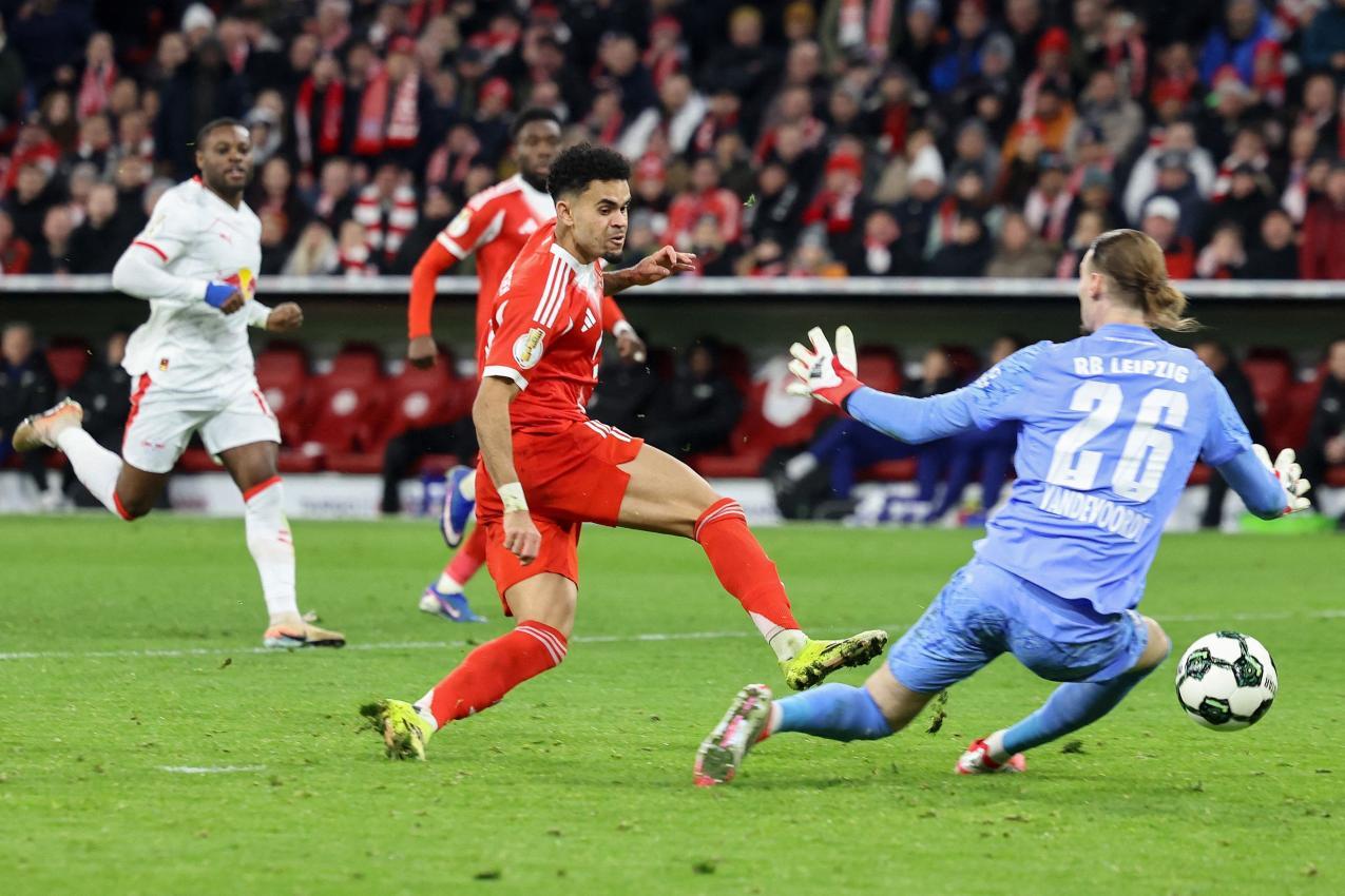 Luiz Diaz setzte den Schlusspunkt. © APA/afp / ALEXANDRA BEIER