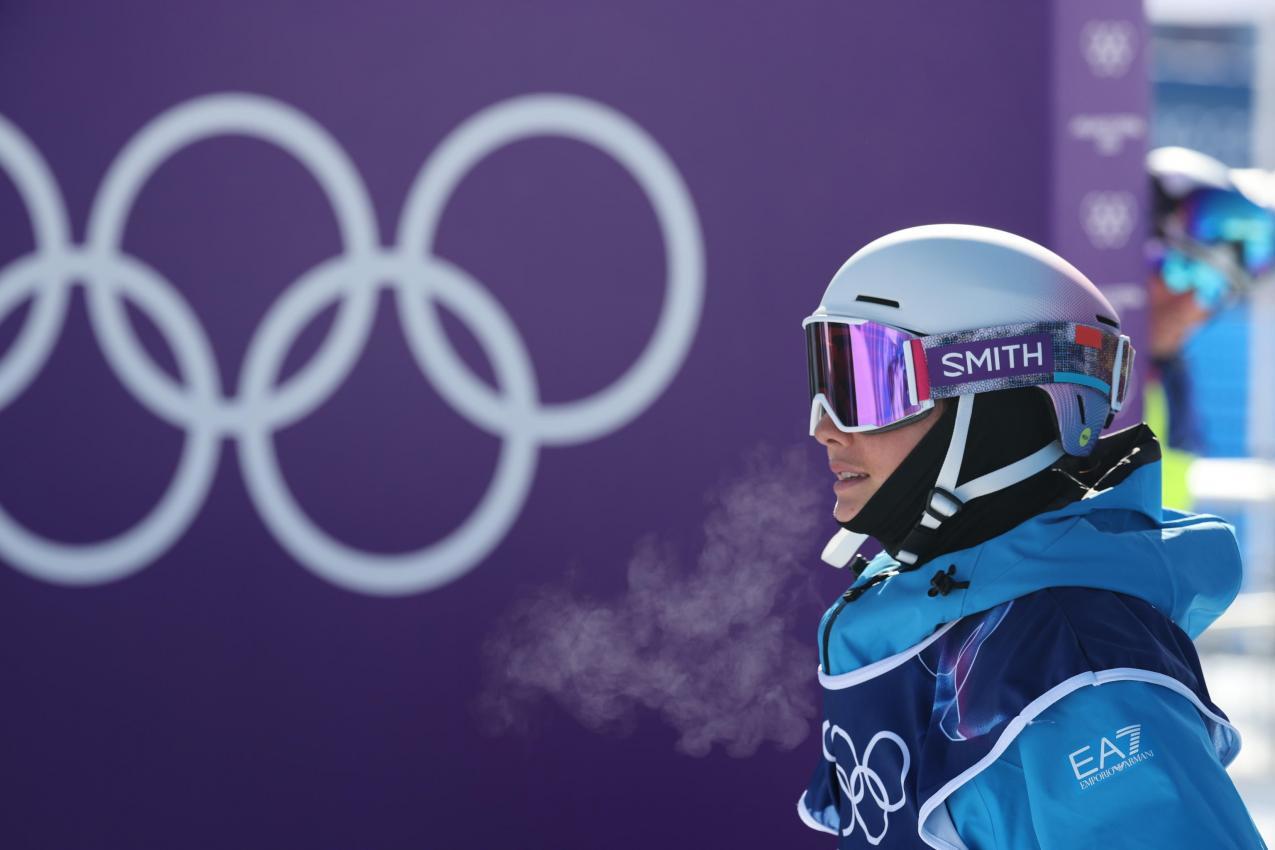 Maria Gasslitter steht im Finale. © ANSA / SERGEI ILNITSKY