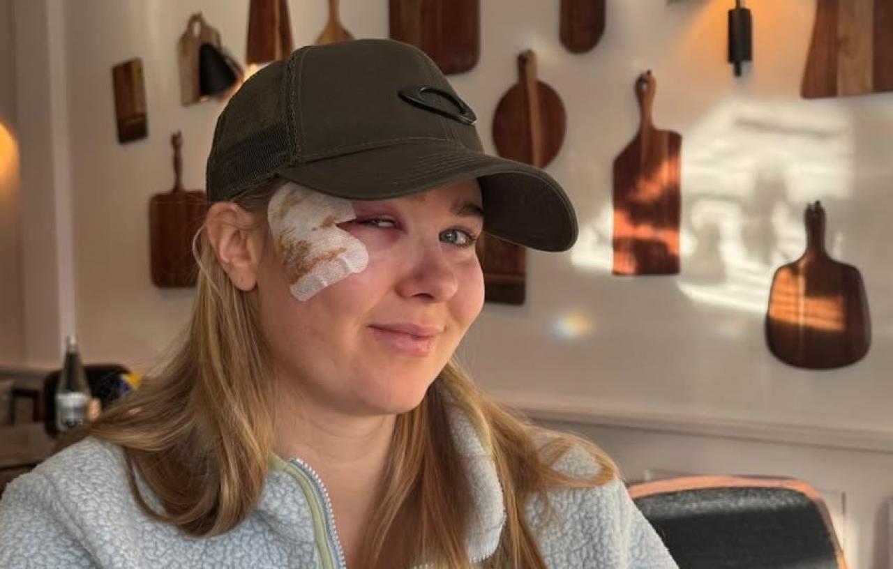 Marte Monsen kann schon wieder lachen.