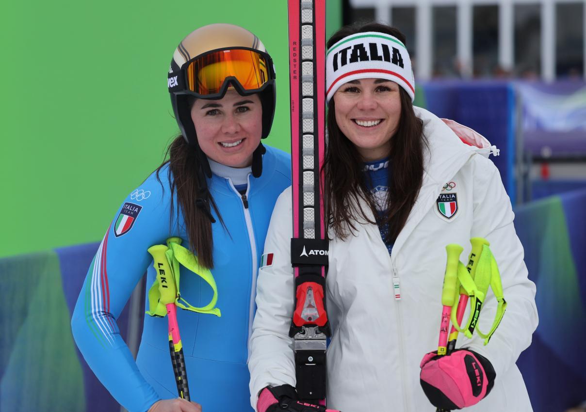 Nadia (links) drückt am Sonntag ihrer Schwester Nicol die Daumen. © FELICE CALABRO' / Felice Calabro'