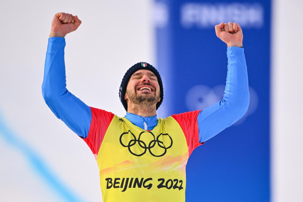 Omar Visintin will diesen olympischen Glanzmoment wiederholen. © AFP / BEN STANSALL