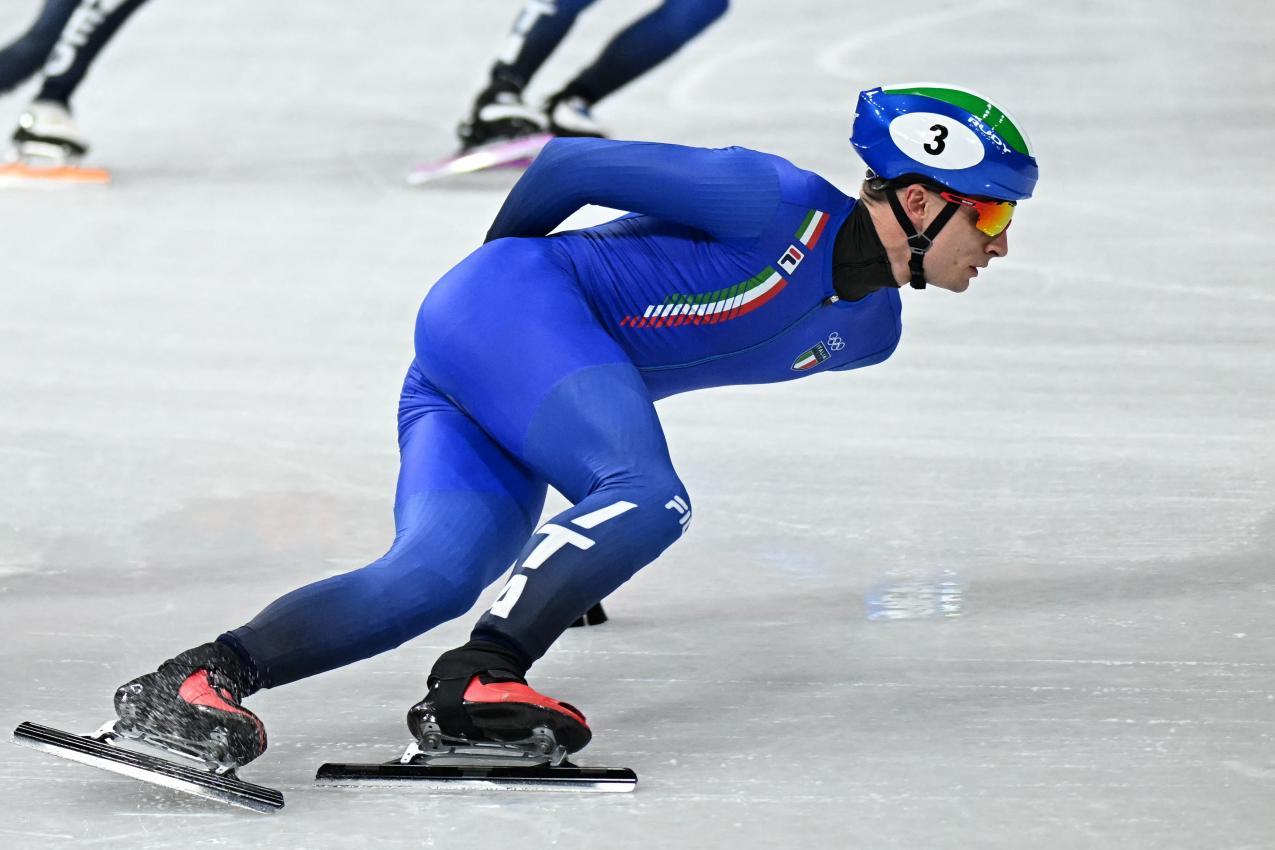 Pietro Sighel holte seine zweite Medaille. © APA/afp / GABRIEL BOUYS