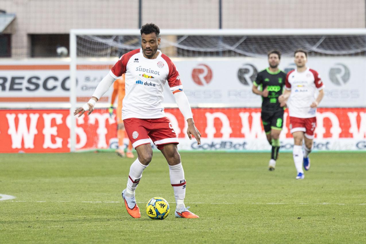 Raphael Odogwu wurde gegen Carrarese eingewechselt. © FC Südtirol