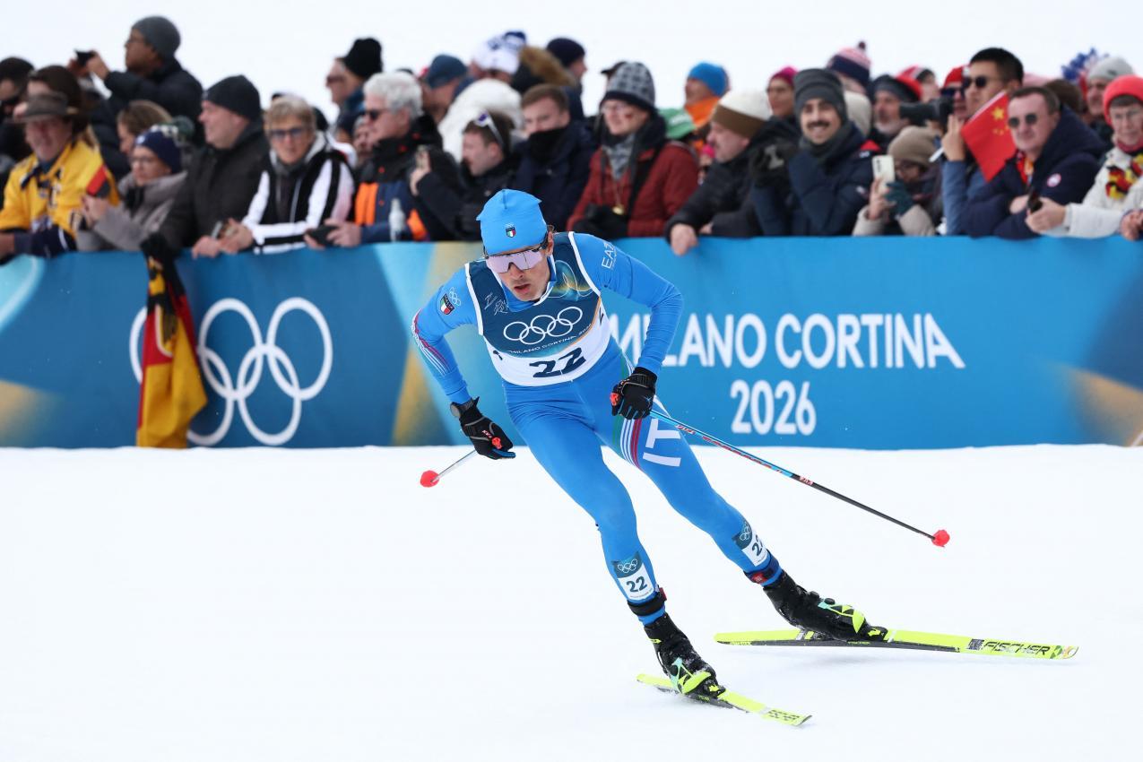 Samuel Costa wurde als bester Azzurro 13. © APA/afp / ANNE-CHRISTINE POUJOULAT