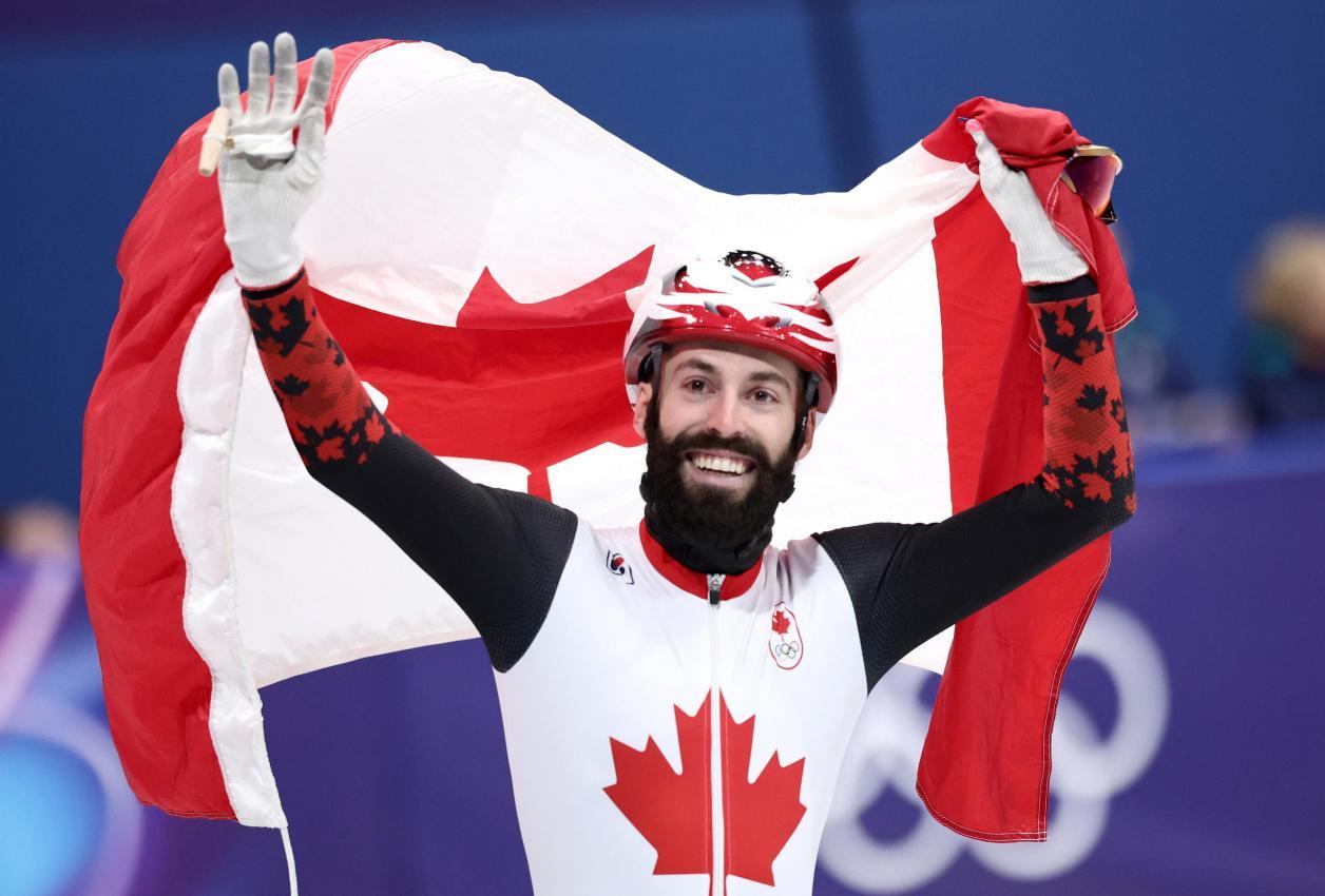 Steven Dubois aus Kanada holte sich den Sieg über 500 Meter. © ANSA / TERESA SUAREZ