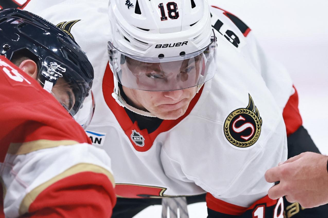 Stützle spielt derzeit groß auf. © GETTY IMAGES NORTH AMERICA / CARMEN MANDATO