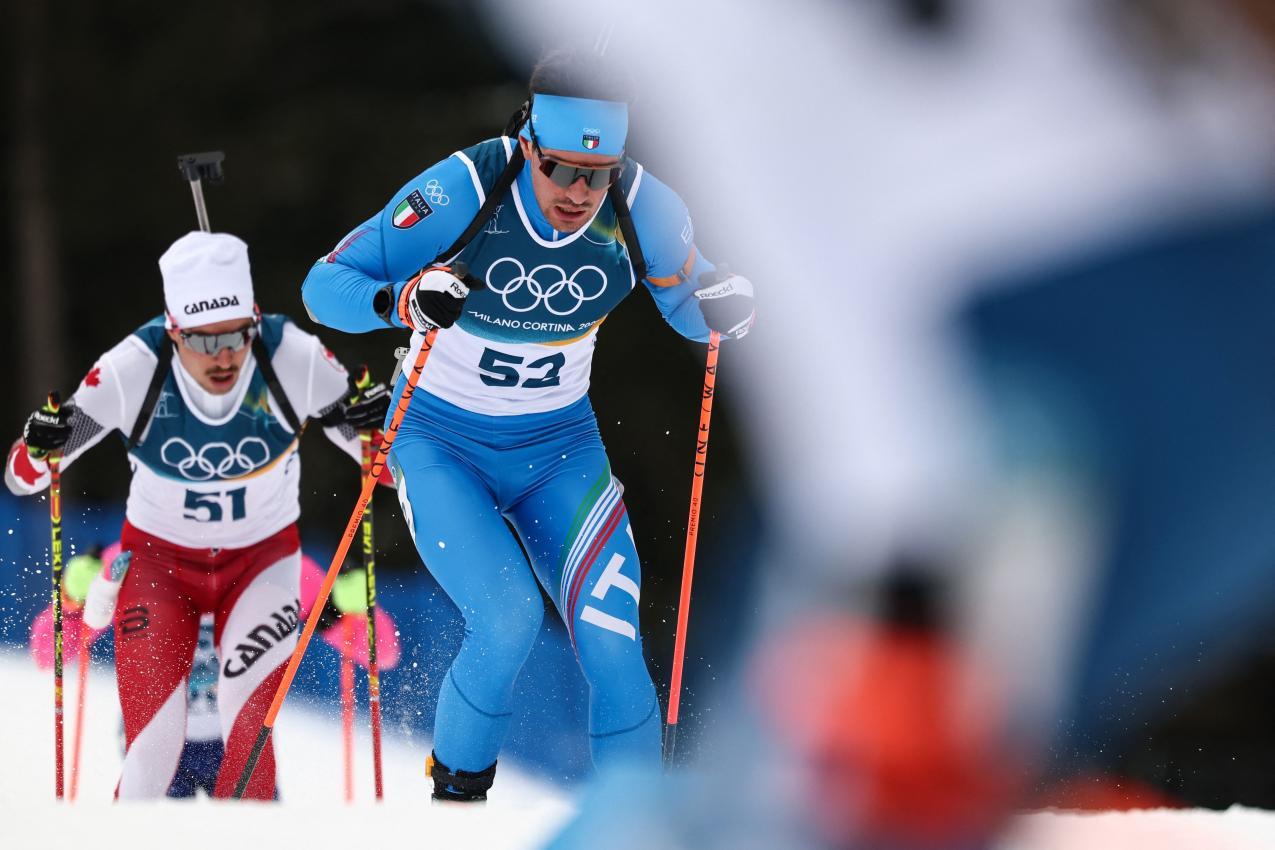 Tommaso Giacomel wird in dieser Saison nicht mehr in den Weltcup eingreifen. © APA/afp / FRANCK FIFE