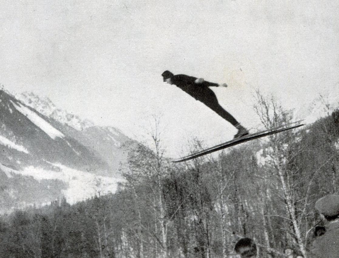 Vinzenz Buchberger, Skispringer aus der Tschechoslowakei.