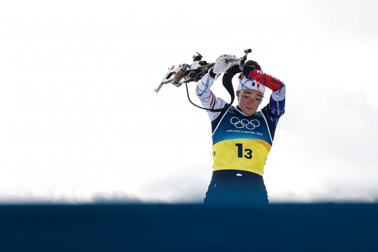 Weltcup-Leaderin Lou Jeanmonnot geht als Top-Favoritin an den Start. © APA/afp / ODD ANDERSEN