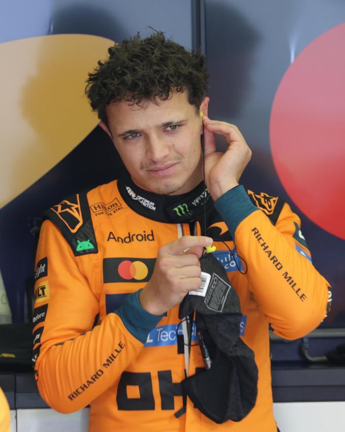 Weltmeister Lando Norris kann die Worte von Max Verstappen nicht nachvollziehen. © ANSA / ALI HAIDER