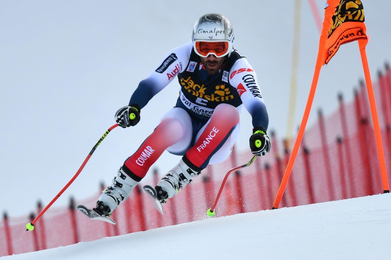 Adrien Theaux beendet seine Karriere. © APA/afp / ALBERTO PIZZOLI