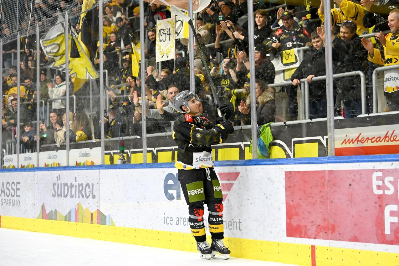 Alan Lobis spielt derzeit stark auf. © Iwan Foppa / HC Pustertal