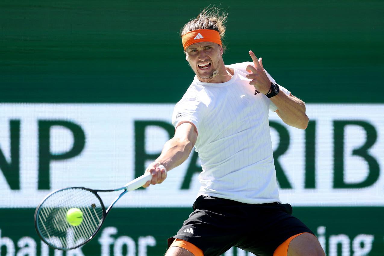 Alexander Zverev steht zwischen Sinner und dem Finale. © APA / MATTHEW STOCKMAN