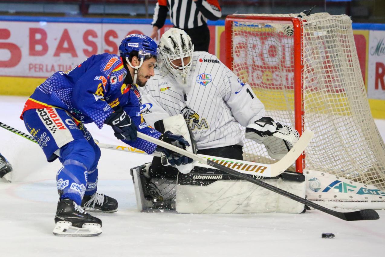 Andy Bernard könnte am Dienstag mit dem HC Meran ins Halbfinale einziehen. © Serena Fantini