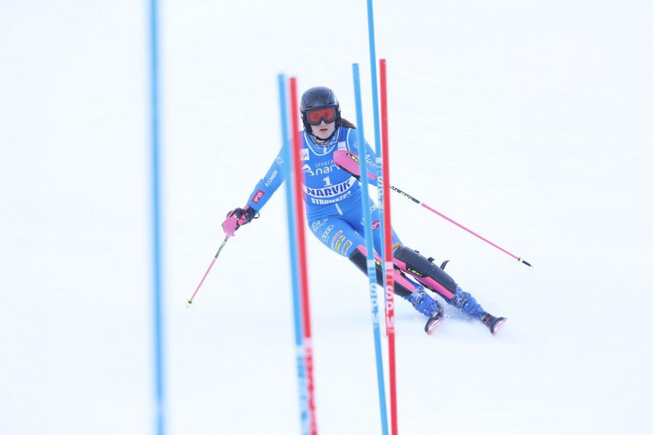 Anna Trocker war im Slalom die mit Abstand Schnellste.