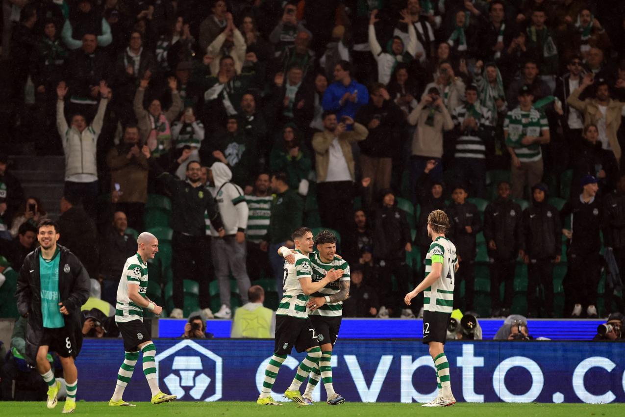 Bei Sporting klappte alles. © APA/afp / PATRICIA DE MELO MOREIRA