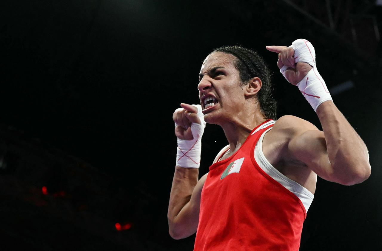 Boxerin Imane Khelif löste in Paris hitzige Debatten aus. © APA/afp / MOHD RASFAN