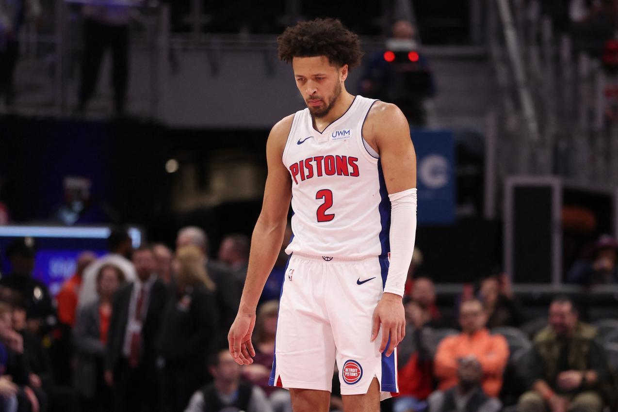 Cade Cunningham muss pausieren. © APA / GREGORY SHAMUS
