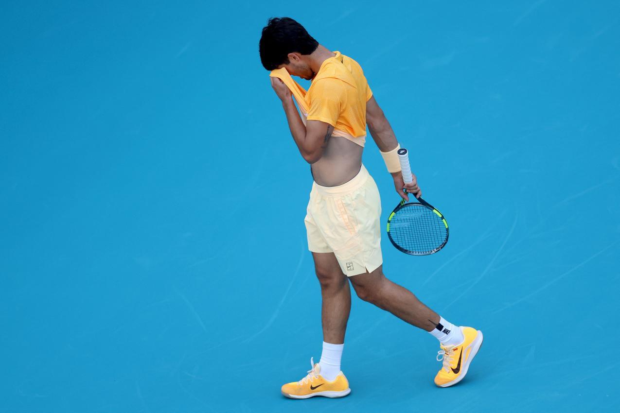 Carlos Alcaraz droht noch im April die Wachablösung. © APA / MATTHEW STOCKMAN