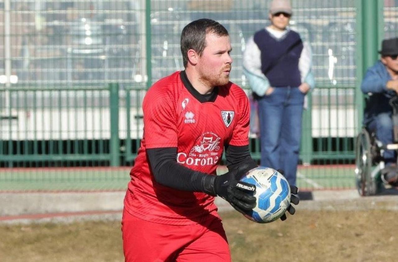 Daniel Zimmerhofer stand gegen Stegen im Brunecker Tor. © David Laner