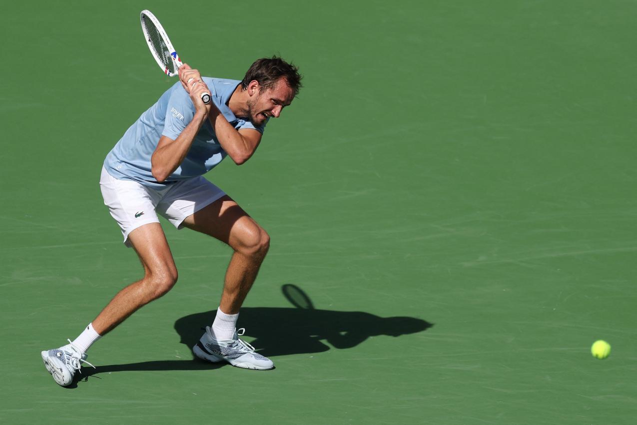 Daniil Medvedev findet zu alter Stärke zurück. © APA / CLIVE BRUNSKILL