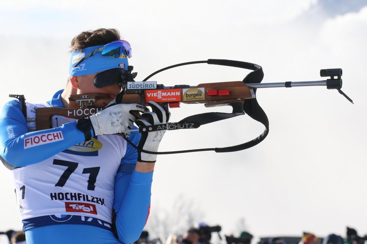 Der Terlaner wackelte am Schießstand. © TEY / Pierre TEYSSOT