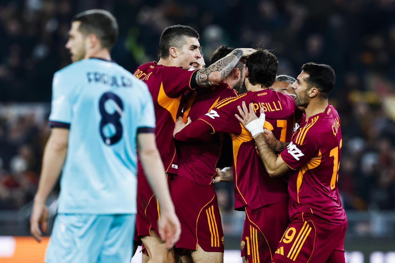 Die Roma meldete sich zweimal nach einem Rückstand zurück. © ANSA / ANGELO CARCONI