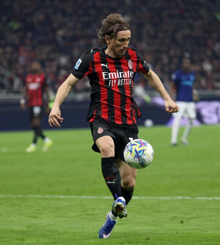Dreh- und Angelpunkt im Milan-Spiel: Luka Modric. © ANSA / MATTEO BAZZI