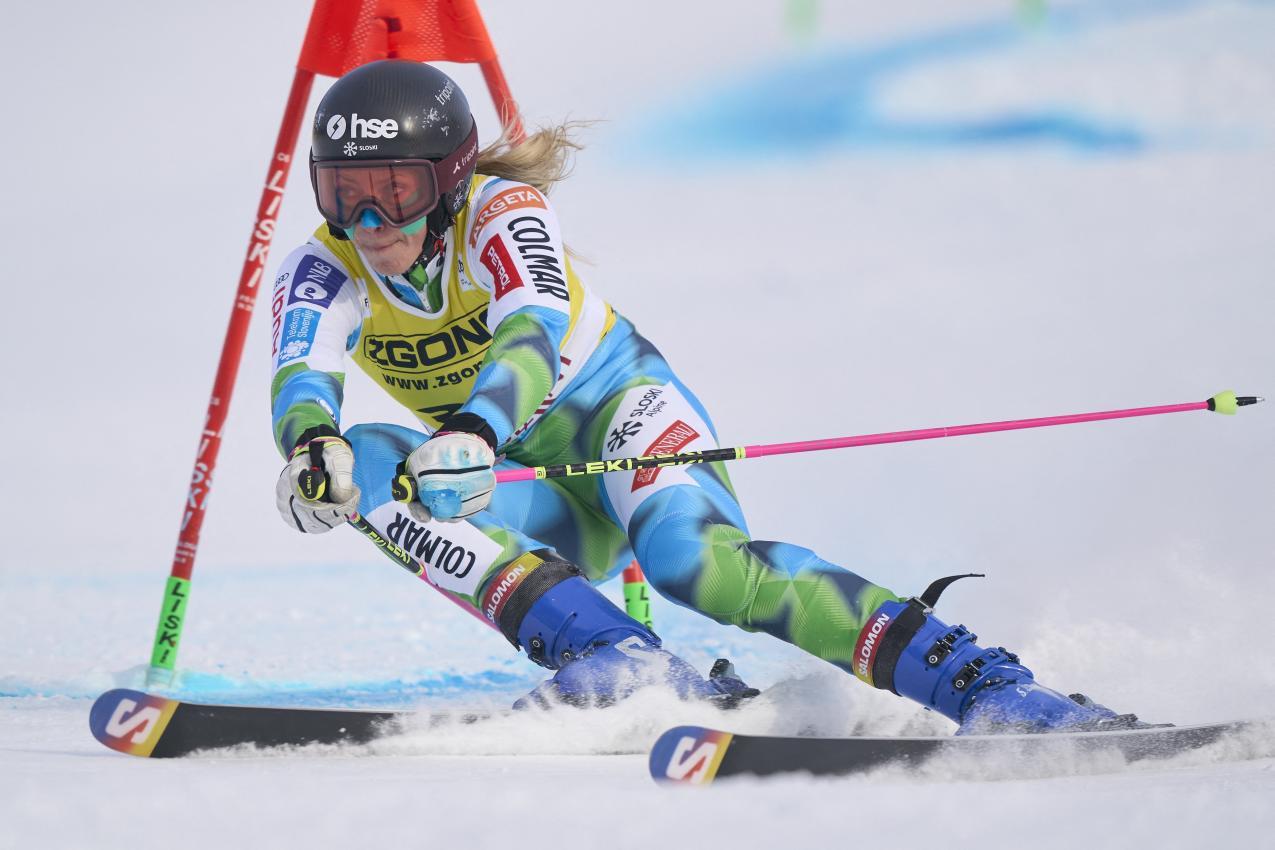 Für Ana Bucik Jogan ist die Karriere vorbei. © AFP / GEOFF ROBINS