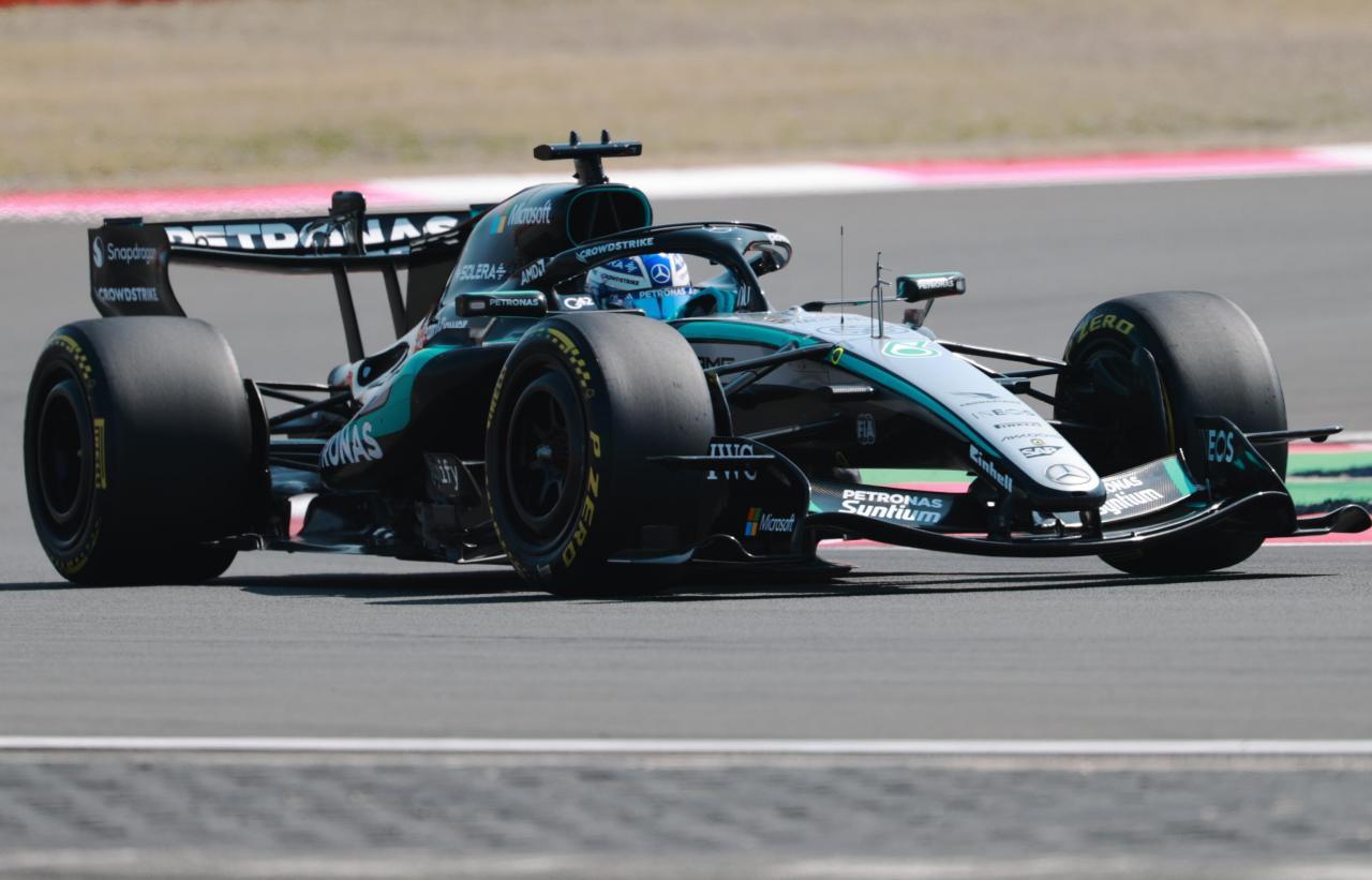 George Russell war nicht zu schlagen. © ANSA / ALEX PLAVEVSKI