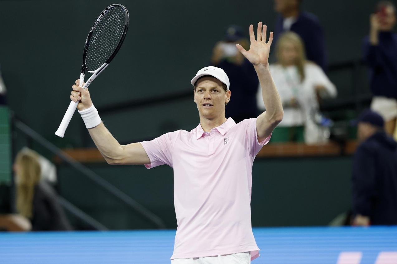 Jannik Sinner bekommt es mit Denis Shapovalov zu tun. © ANSA / JOHN G. MABANGLO