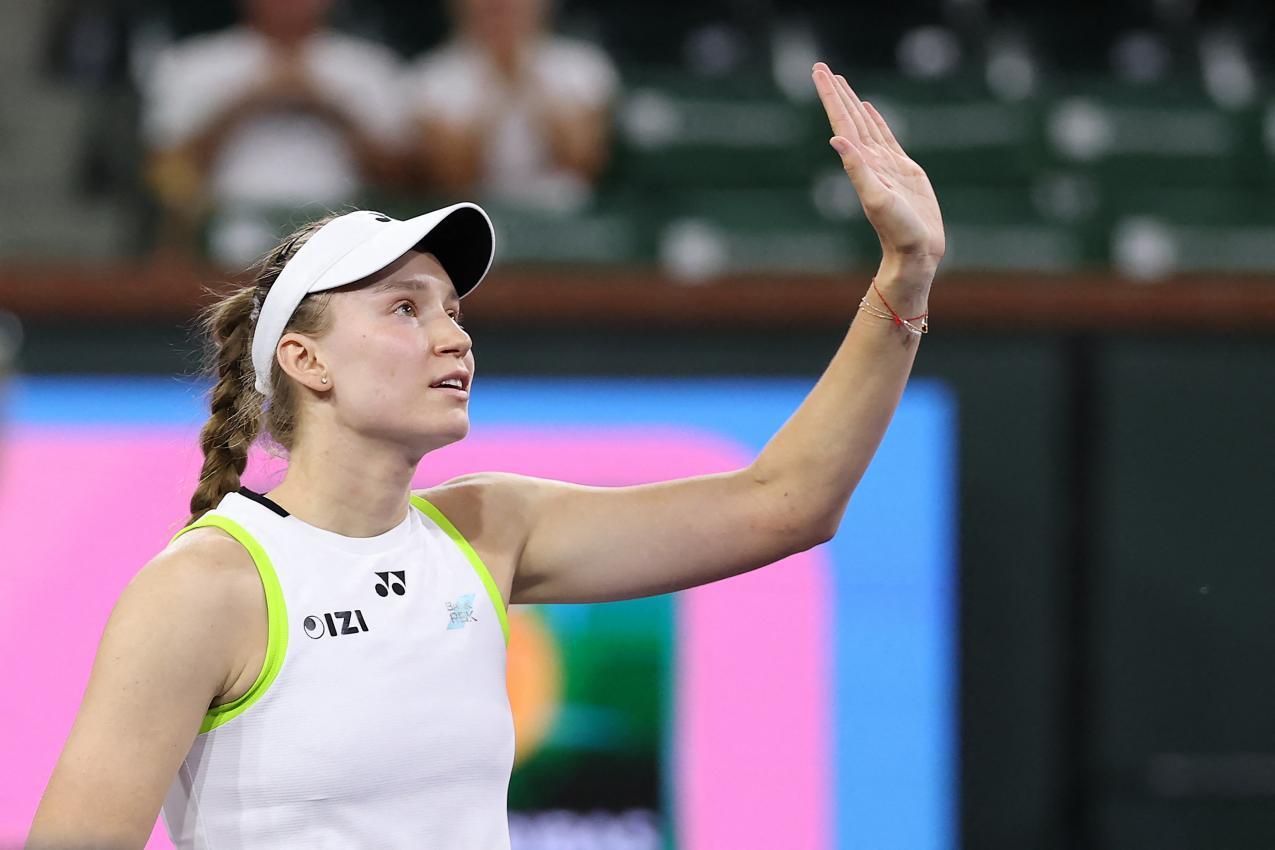 Jelena Rybakina setzte sich gegen Elina Svitolina durch. © APA / CLIVE BRUNSKILL