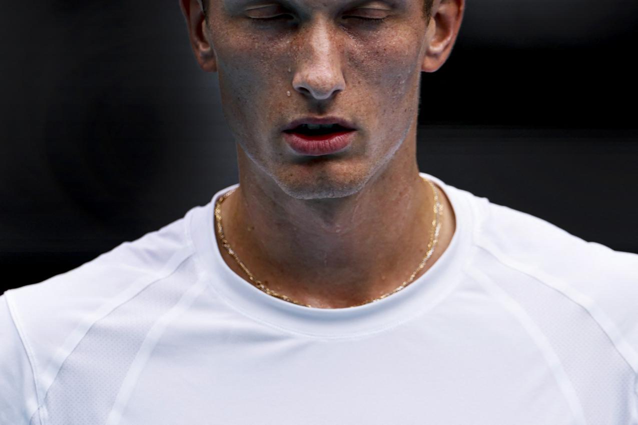 Jiri Lehecka wehrte sich tapfer, war aber ohne Chance. © APA / CARMEN MANDATO