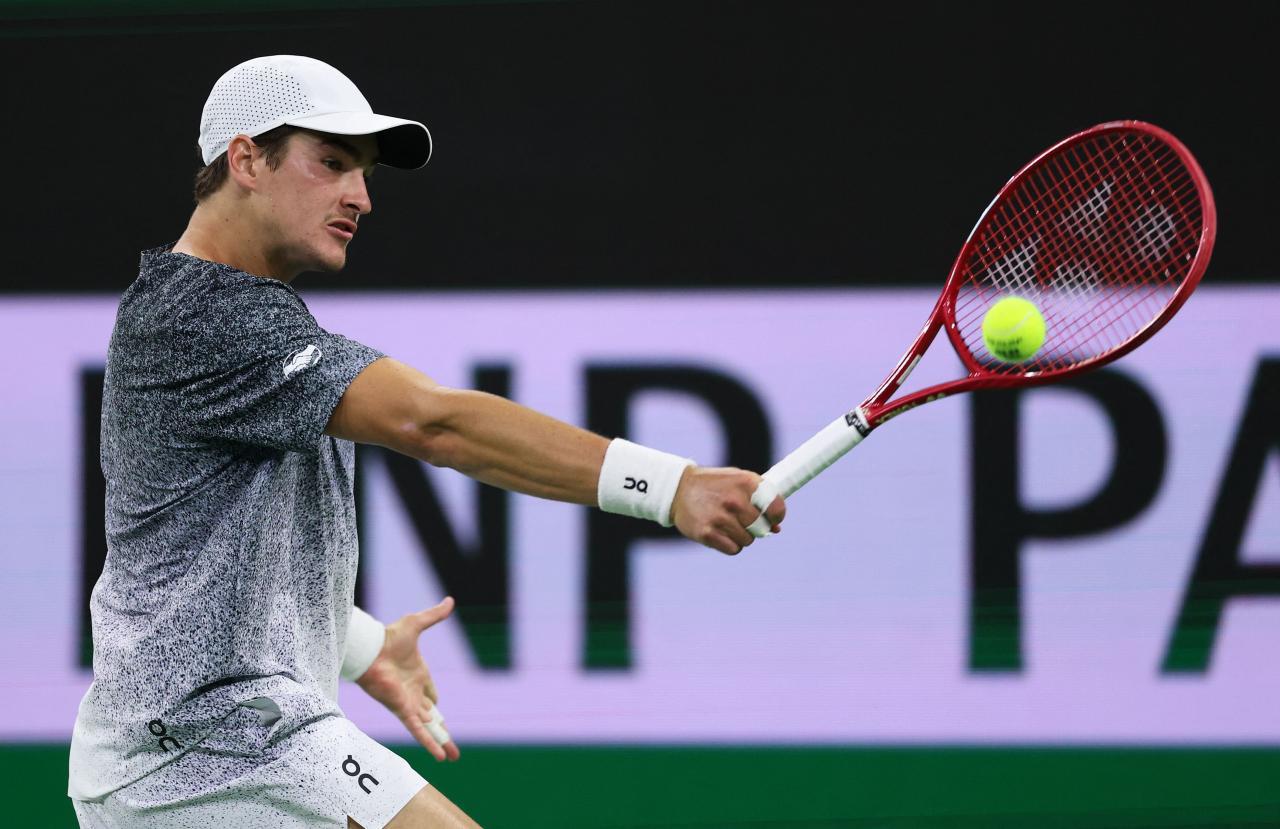 Joao Fonseca fordert erstmals Jannik Sinner zum Duell. © APA / CLIVE BRUNSKILL