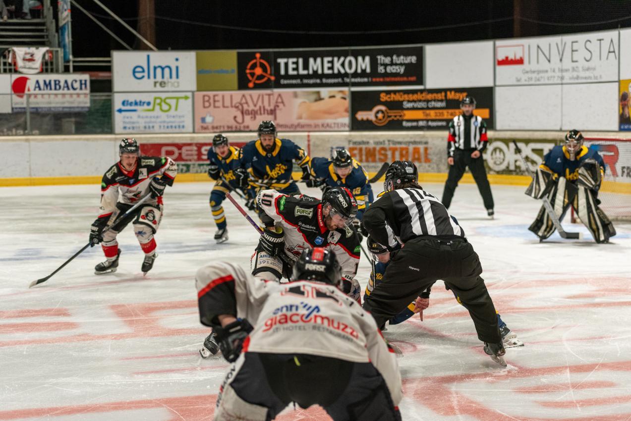 Kaltern und Aosta lieferten sich bereits in Spiel eins einen packenden Kampf. © Manfred Sinn