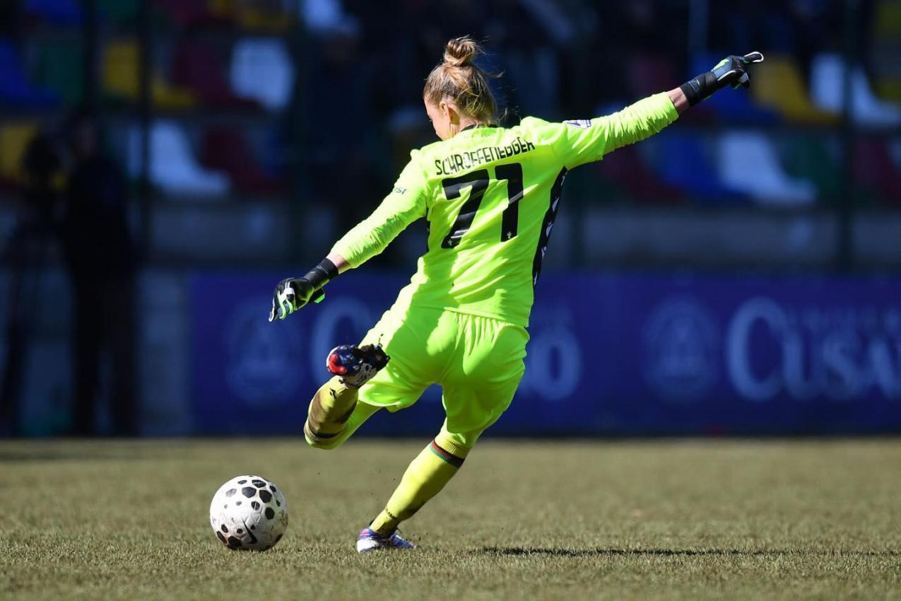 Katja Schroffenegger ist ein starker Rückhalt.