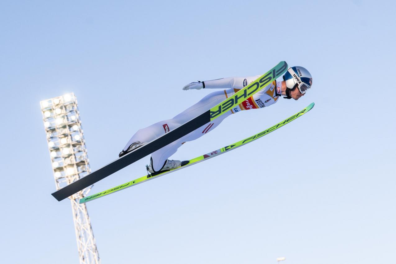 Lamparter flog zum Gesamtweltcupsieg. © ANSA / JUSSI ESKOLA