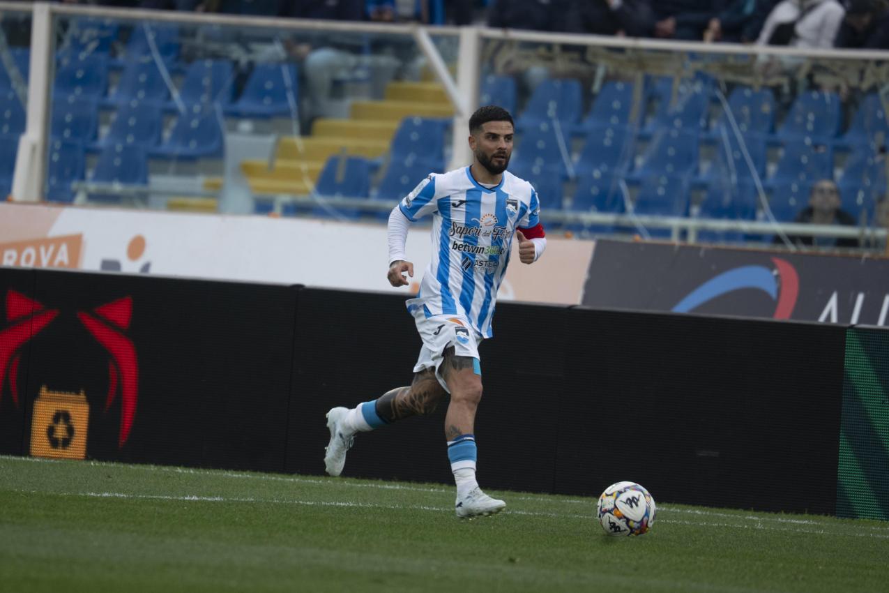 Lorenzo Insigne (34) kommt am Sonntag nach Bozen. © ANSA / ANSA/US PESCARA CALCIO