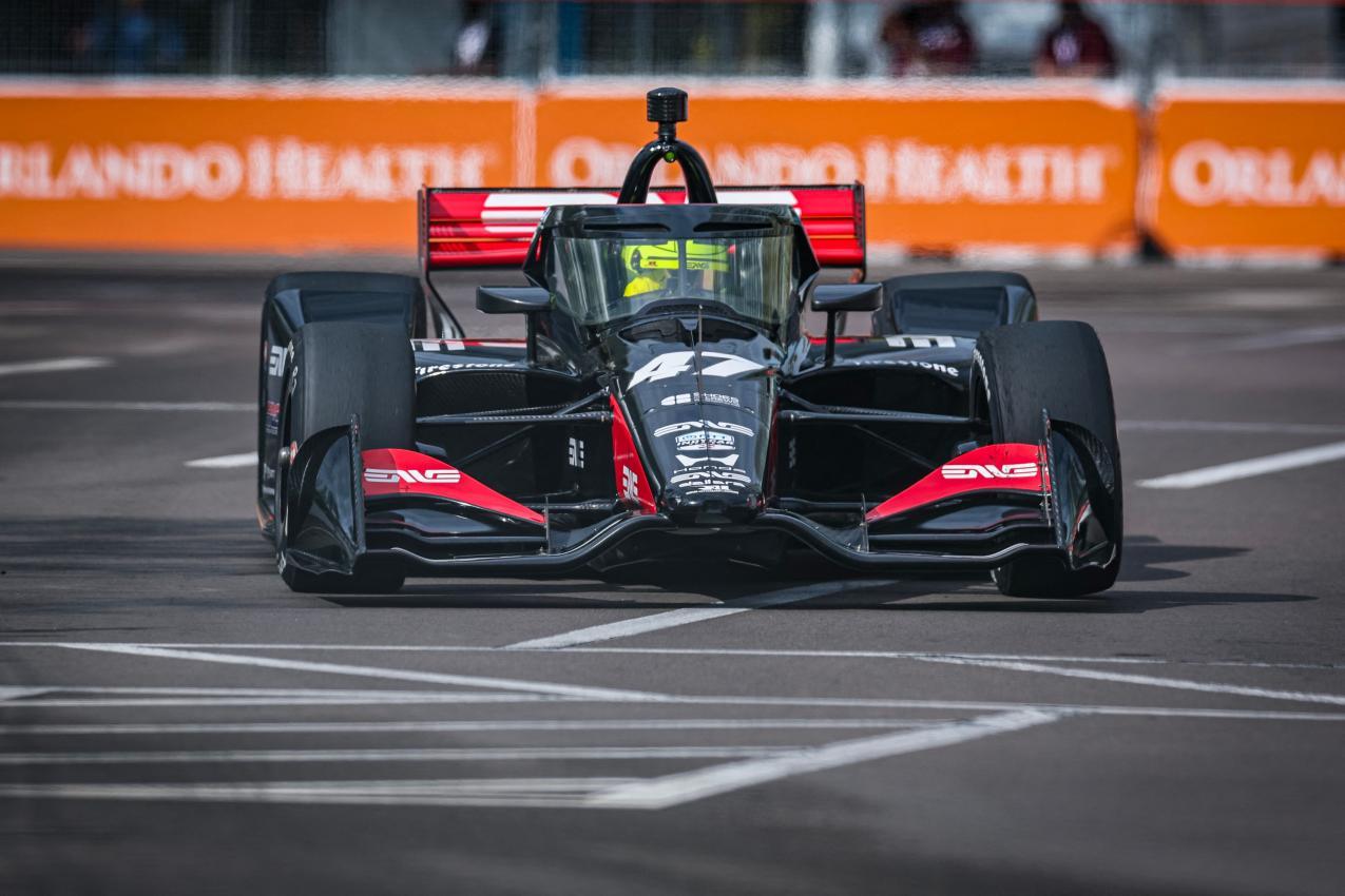 Mick Schumacher in seinem IndyCar-Rennwagen. © APA / DAVID JENSEN