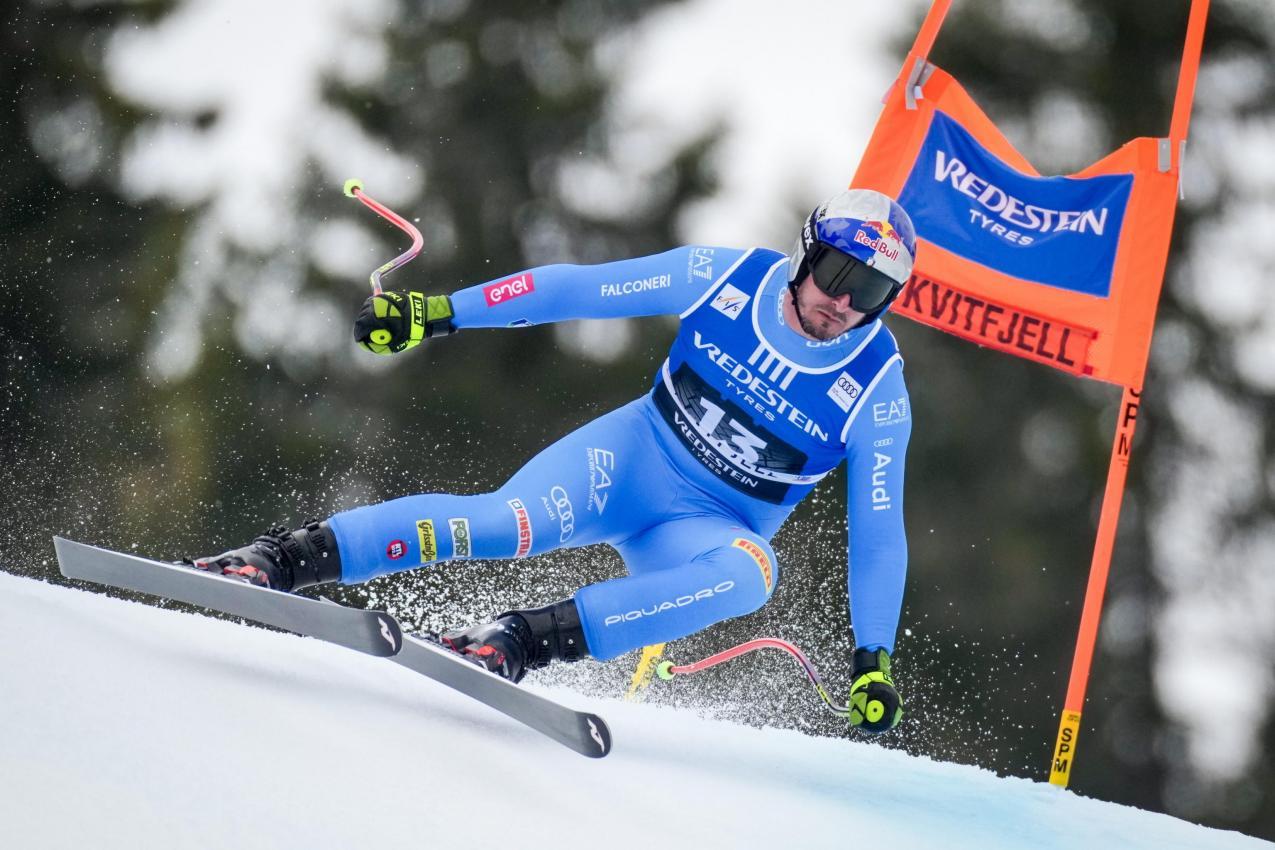 Paris meisterte Kvitfjell einmal mehr am besten. © ANSA / Cornelius Poppe