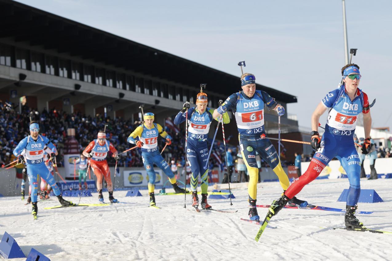 Patrick Braunhofer (l.) konnte als einziger Azzurro seine Leistung abrufen. © ANSA / TOMS KALNINS