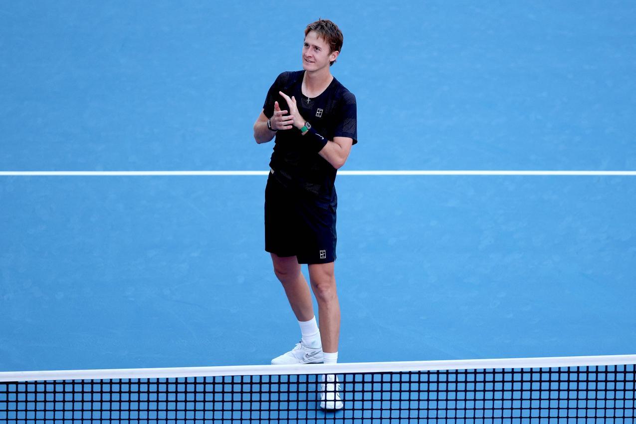 Sebastian Korda sorgte für eine faustdicke Überraschung. © APA / MATTHEW STOCKMAN