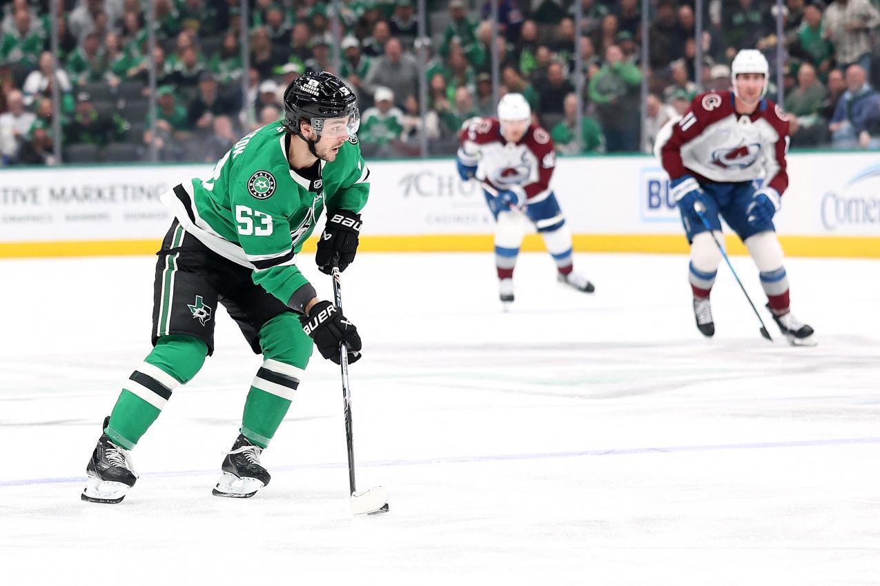 Wyatt Johnston traf für die Dallas Stars. © APA / STACY REVERE