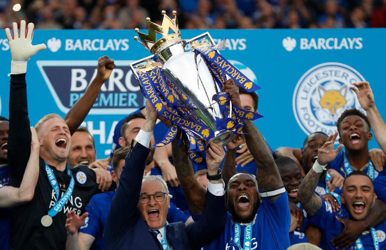 2016 feierte Leicester den Titel in der Premier League. © APA/afp / ADRIAN DENNIS