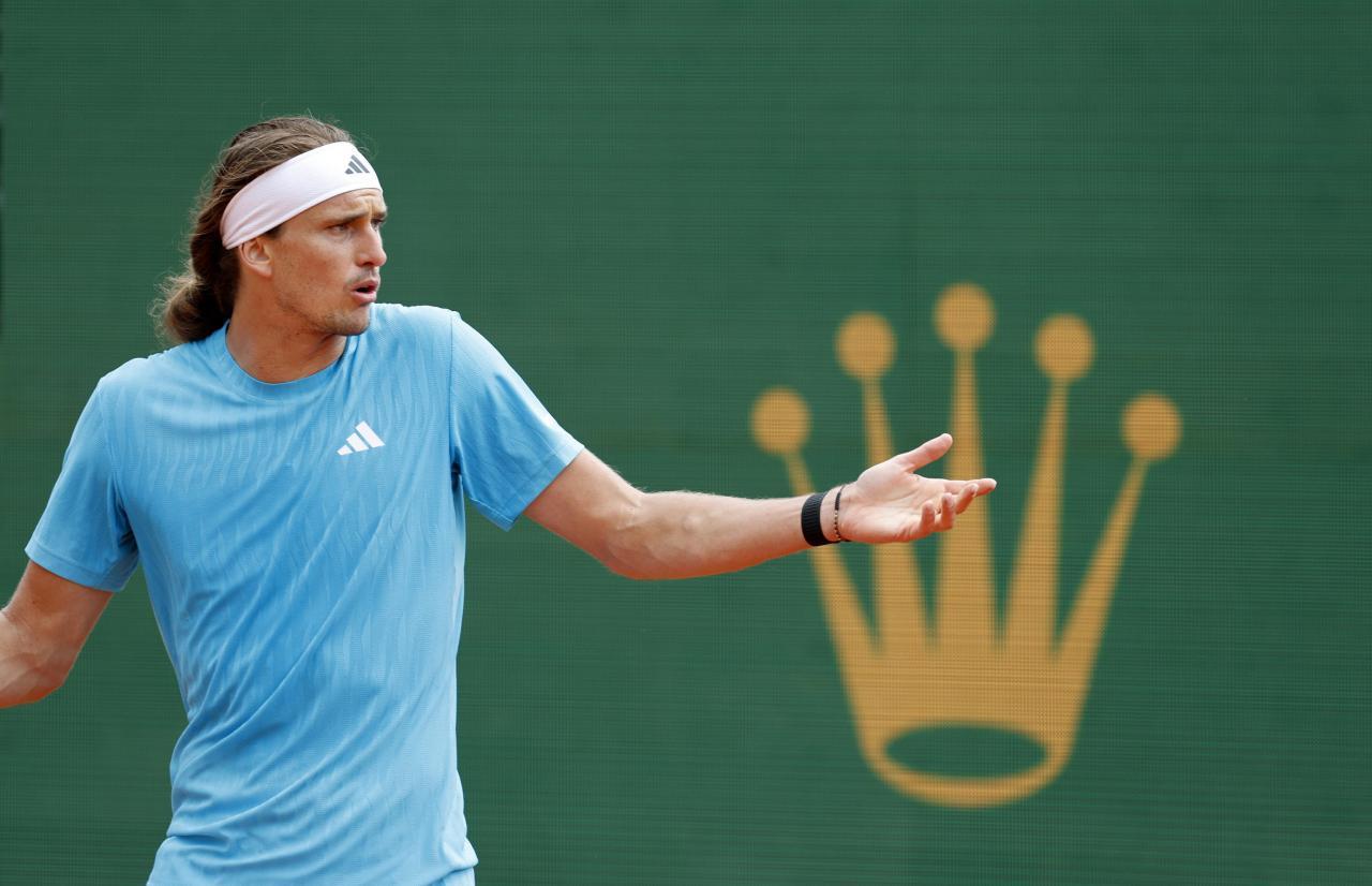 Alexander Zverev lag im Entscheidungssatz mit 0:4 hinten. © ANSA / SEBASTIEN NOGIER